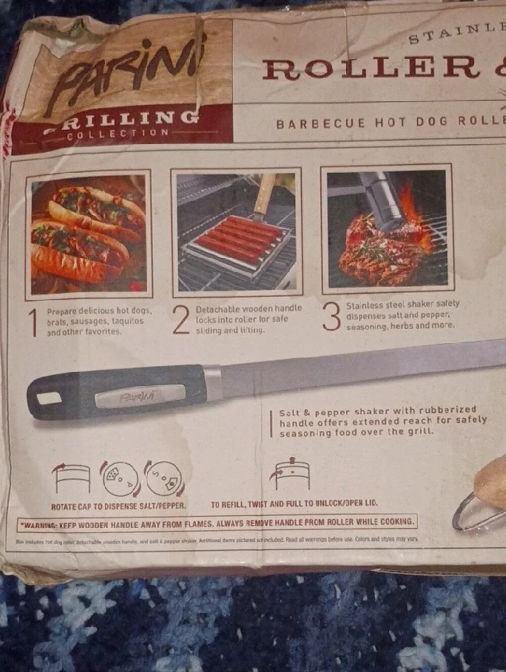 Parini Roller & Shaker Grilling Set